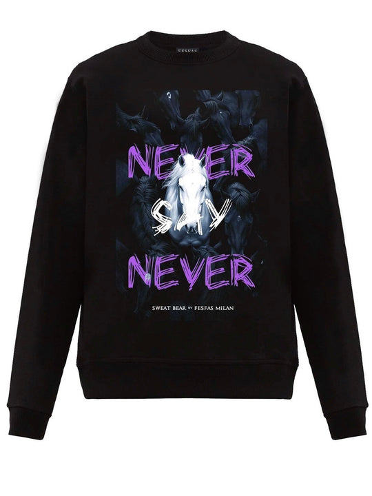 FesFas horse-print Sweatshirt | Black | Men