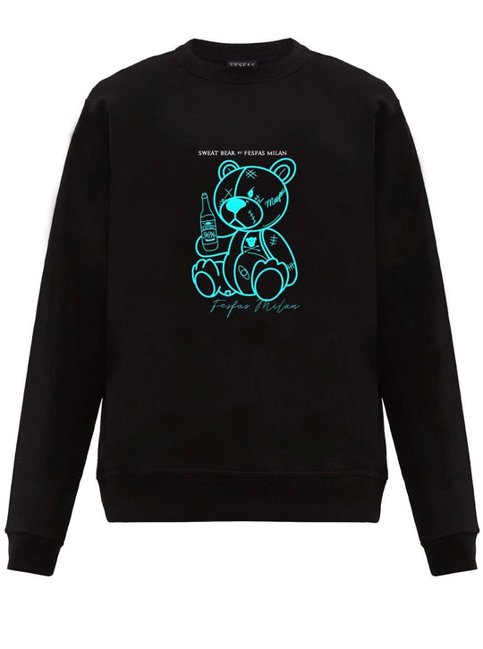 FesFas bear-print Sweatshirt | Black | Men