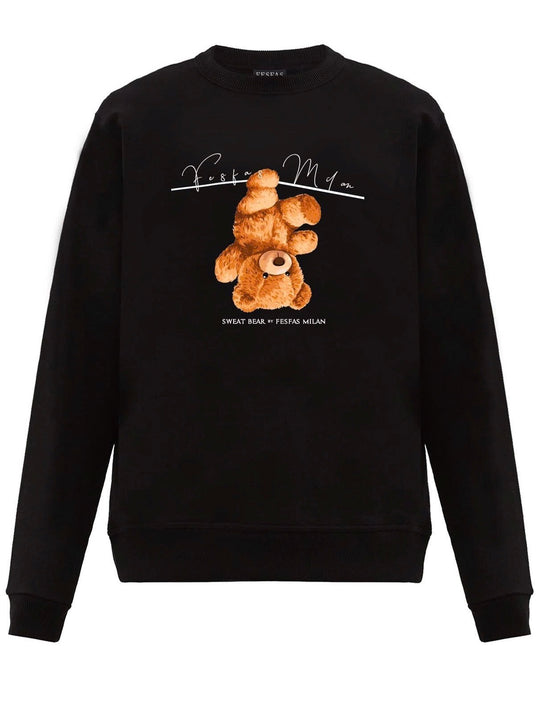 FesFas teddy bear-print Sweatshirt | Black | Men
