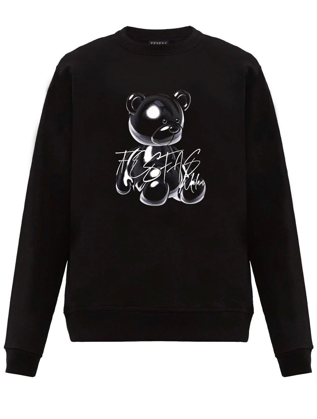 FesFas black bear-print Sweatshirt | Black | Men