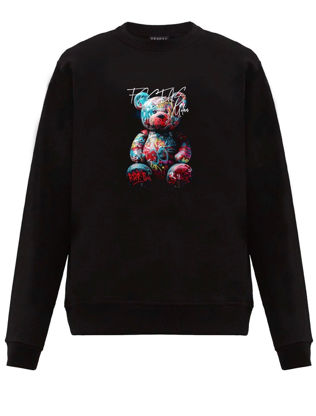 FesFas colorful bear-print Sweatshirt | Black | Men