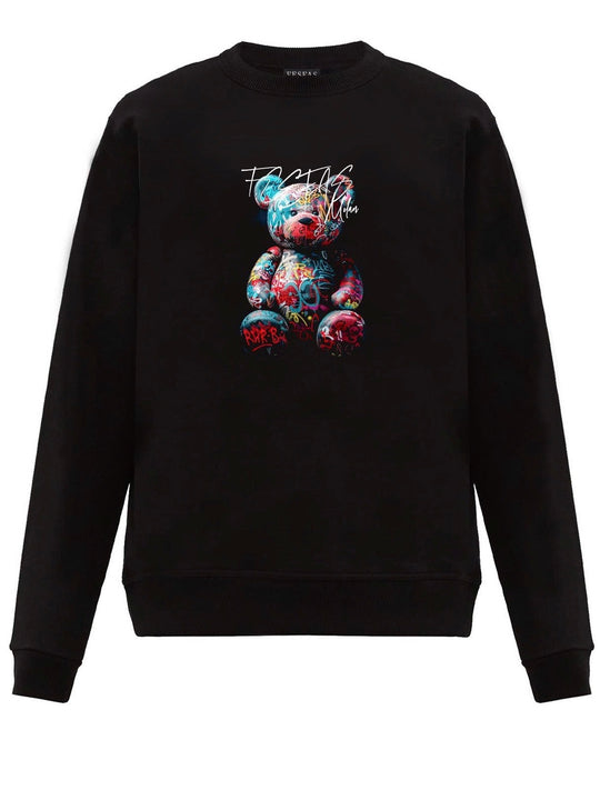 FesFas colorful bear-print Sweatshirt | Black | Men