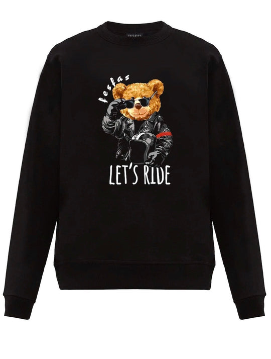 FesFas bear-print Sweatshirt | Black | Men
