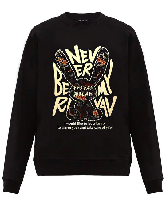 FesFas bunny-print Sweatshirt | Black | Men