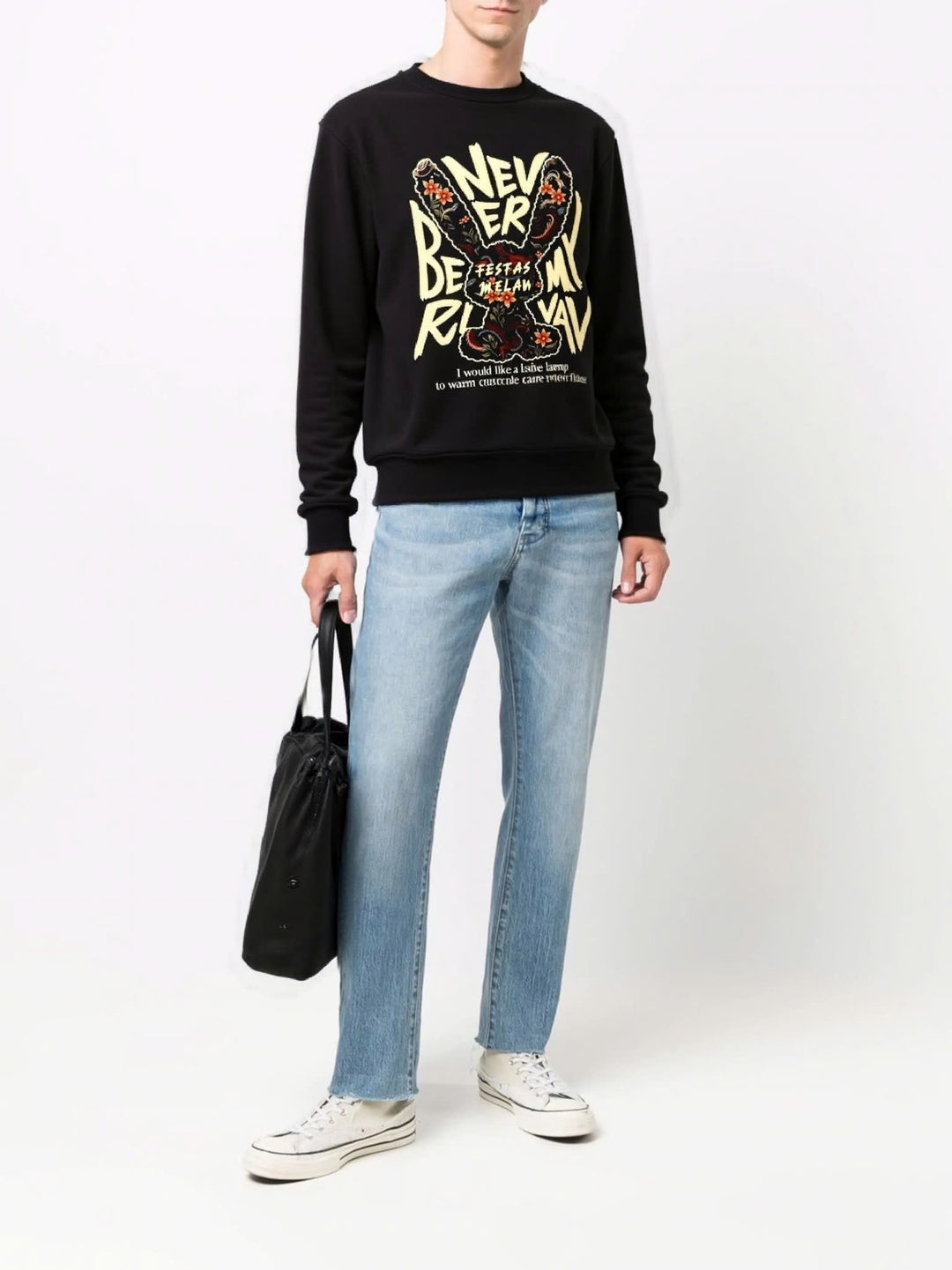 FesFas bunny-print Sweatshirt | Black | Men