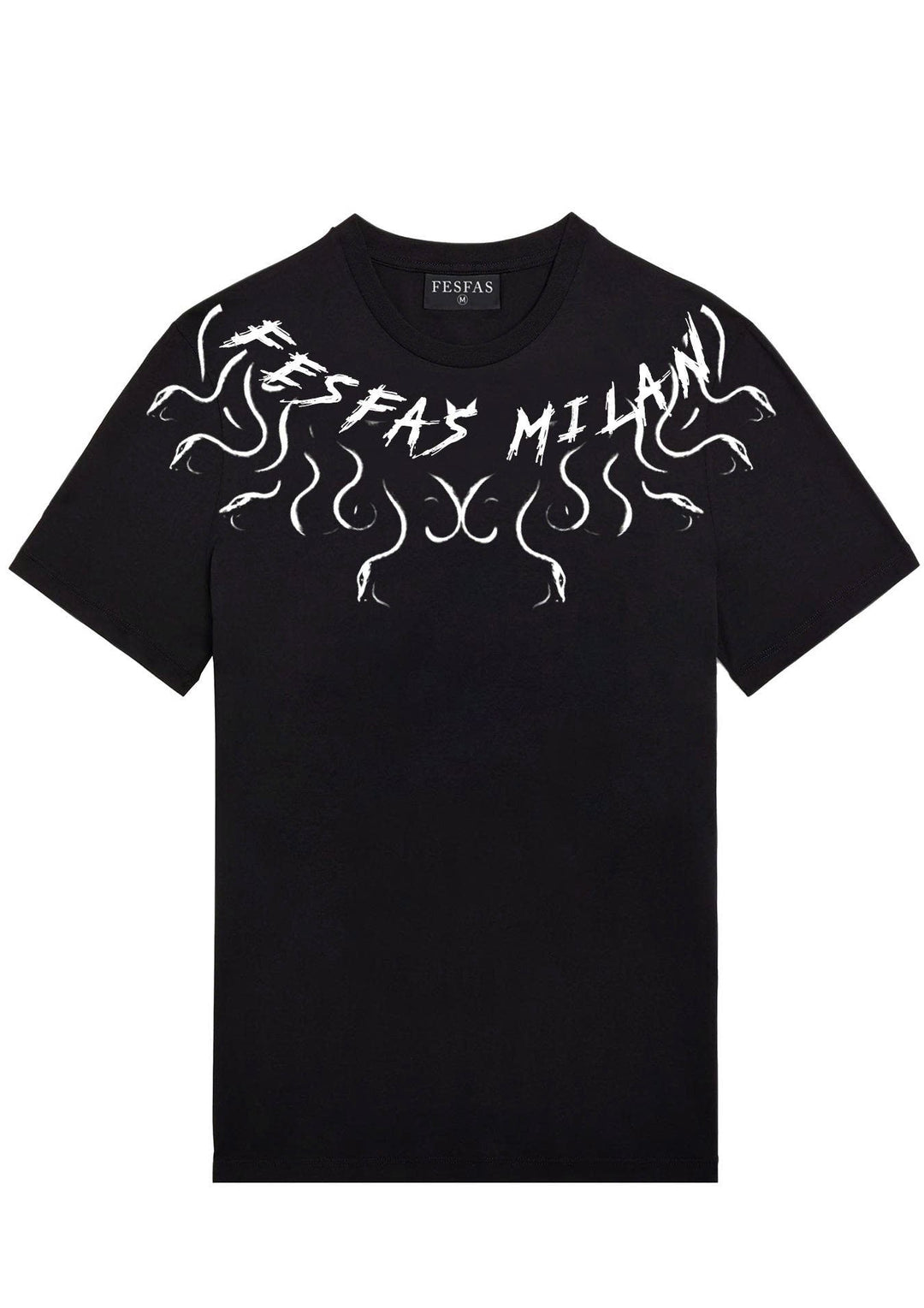 FesFas graphic-print T-shirt | Black | Men