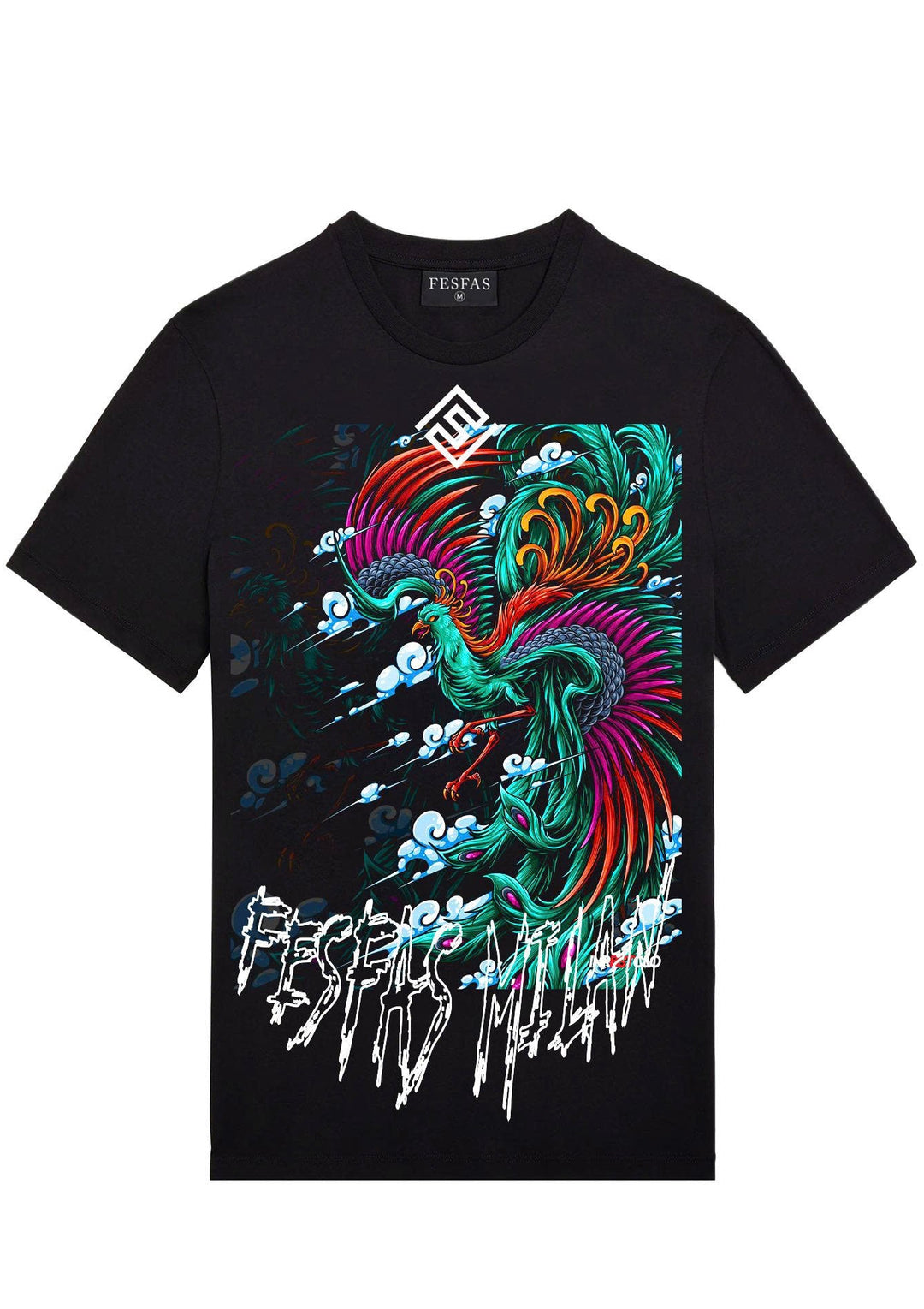 FesFas tattoos-print T-shirt | Black | Men