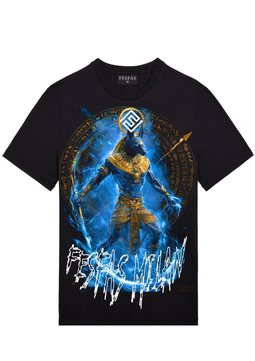FesFas anubis-print T-shirt | Black | Men