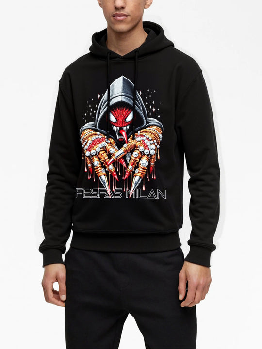 FesFas venom-print Hoodie | Black | Men