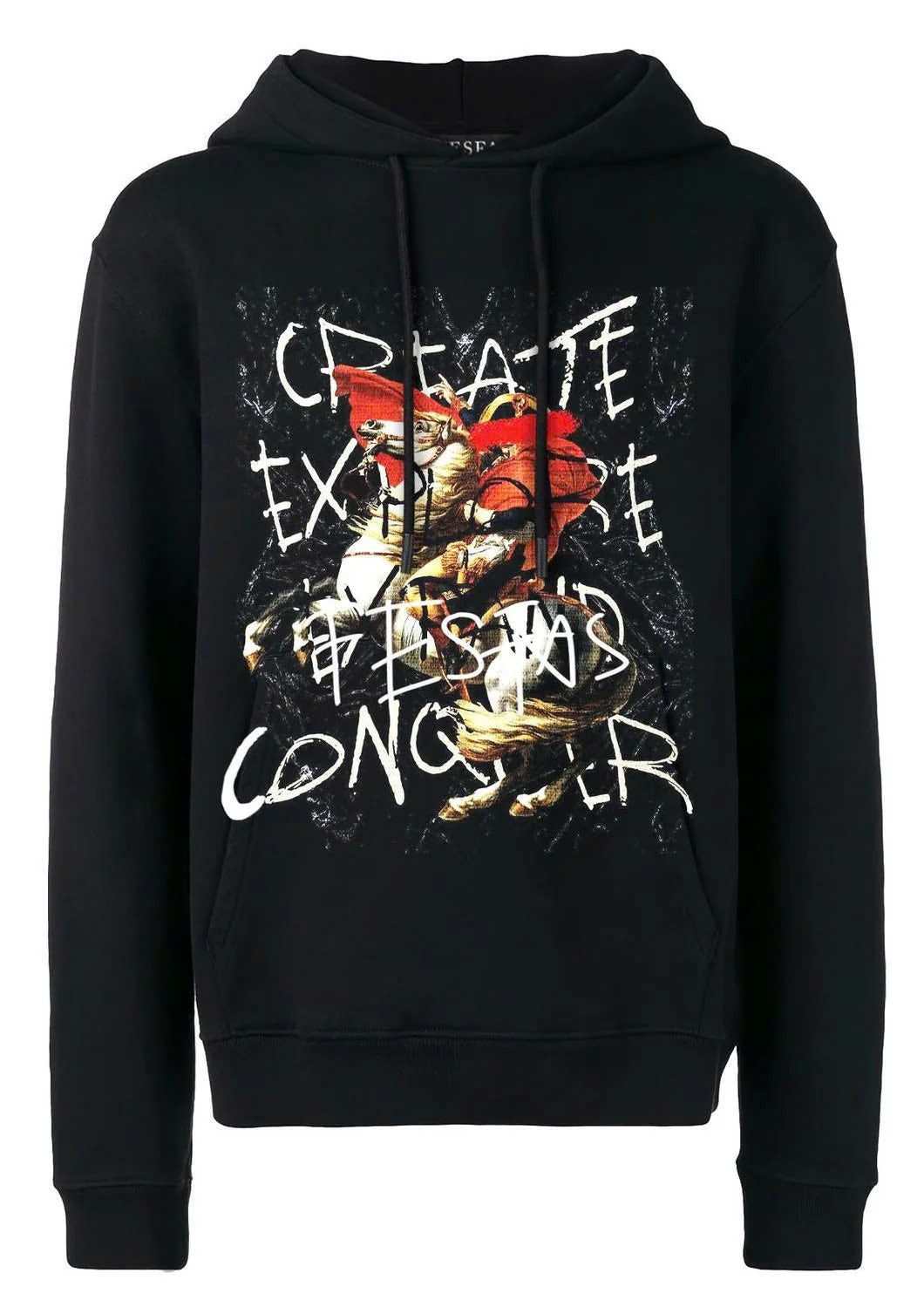 FesFas Napoleon-print Hoodie | Black | Men