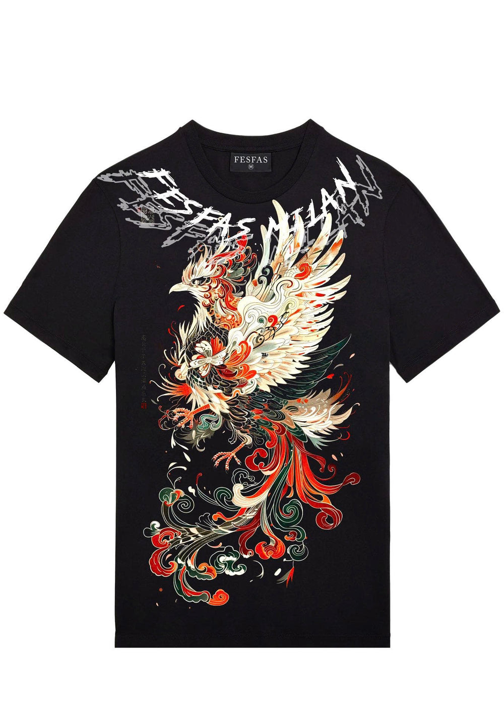 FesFas flame phoenix-print T-shirt