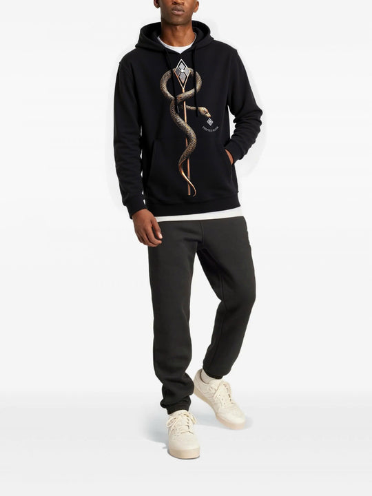 FesFas snake-print Hoodie | Black | Men