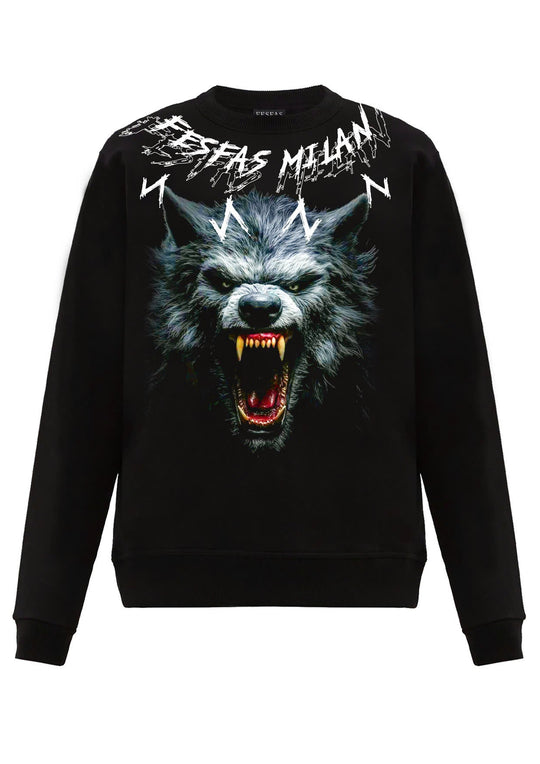 FesFas hyena-print Sweatshirt | Black | Men