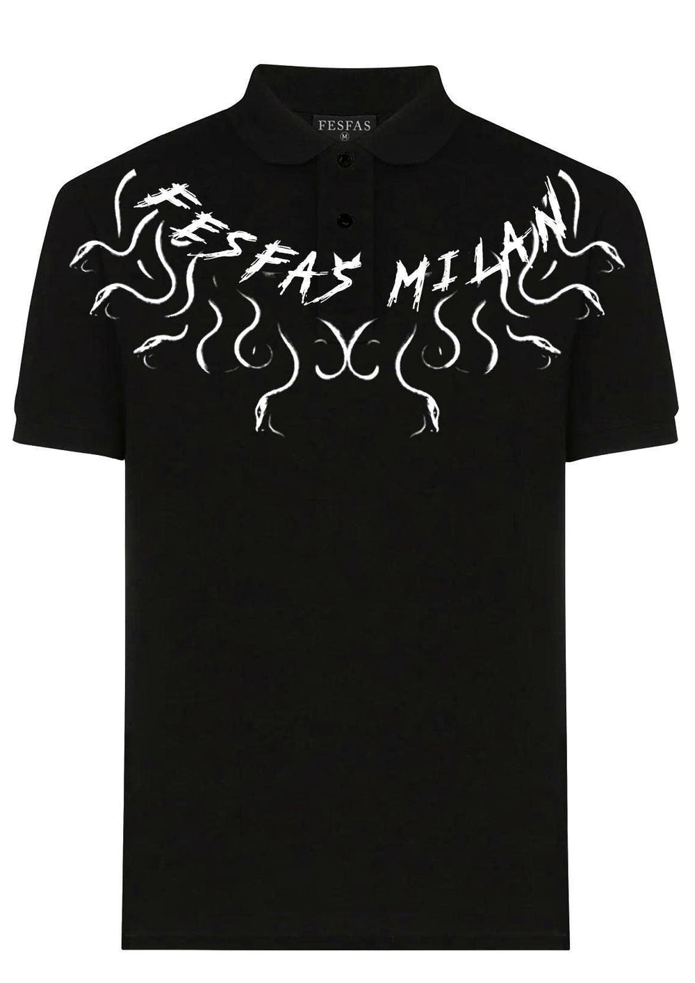 FesFas graphic-print Polo Shirt