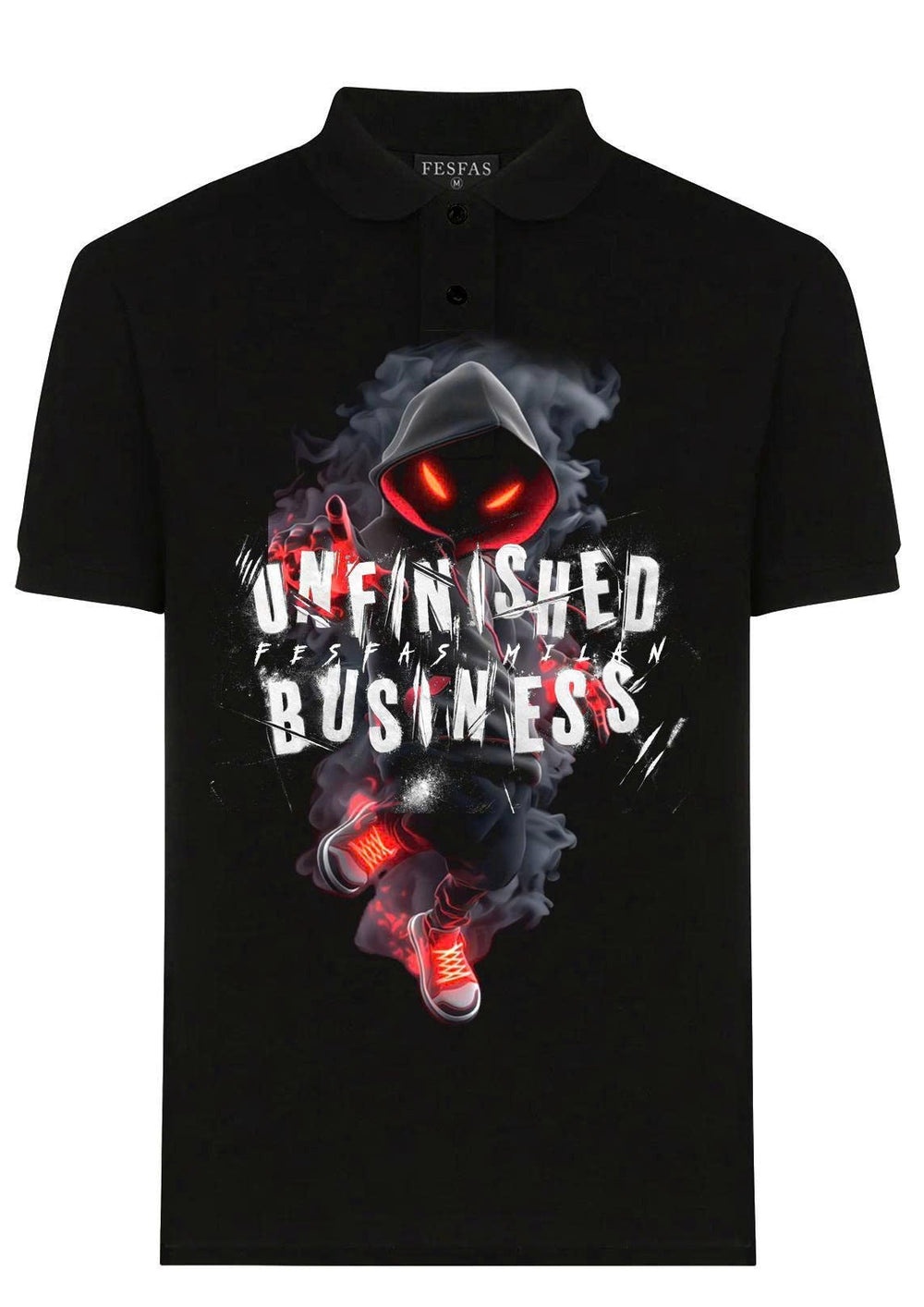 FesFas mystic-print Polo Shirt