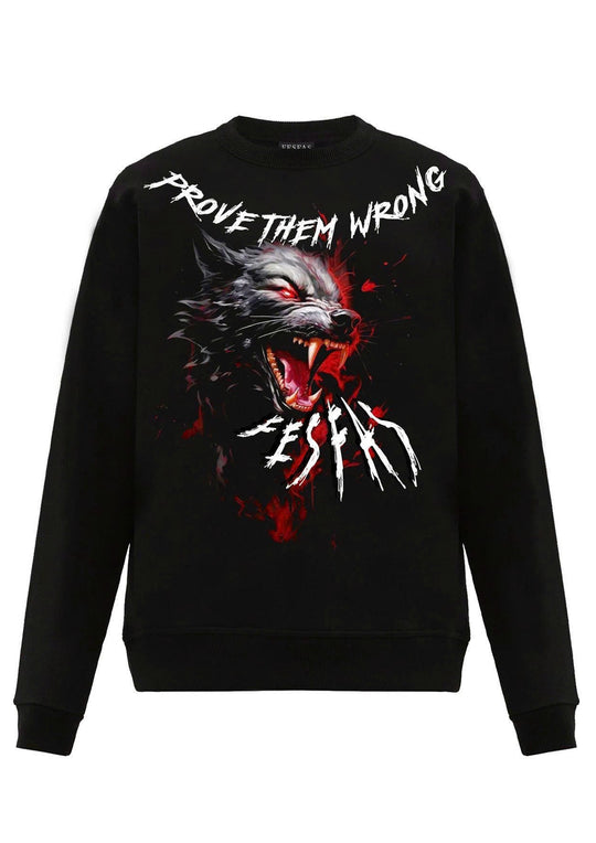 FesFas hyena-print Sweatshirt | Black | Men