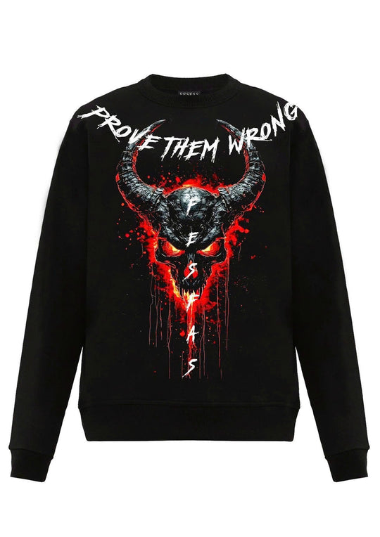 FesFas skull-print Sweatshirt | Black | Men