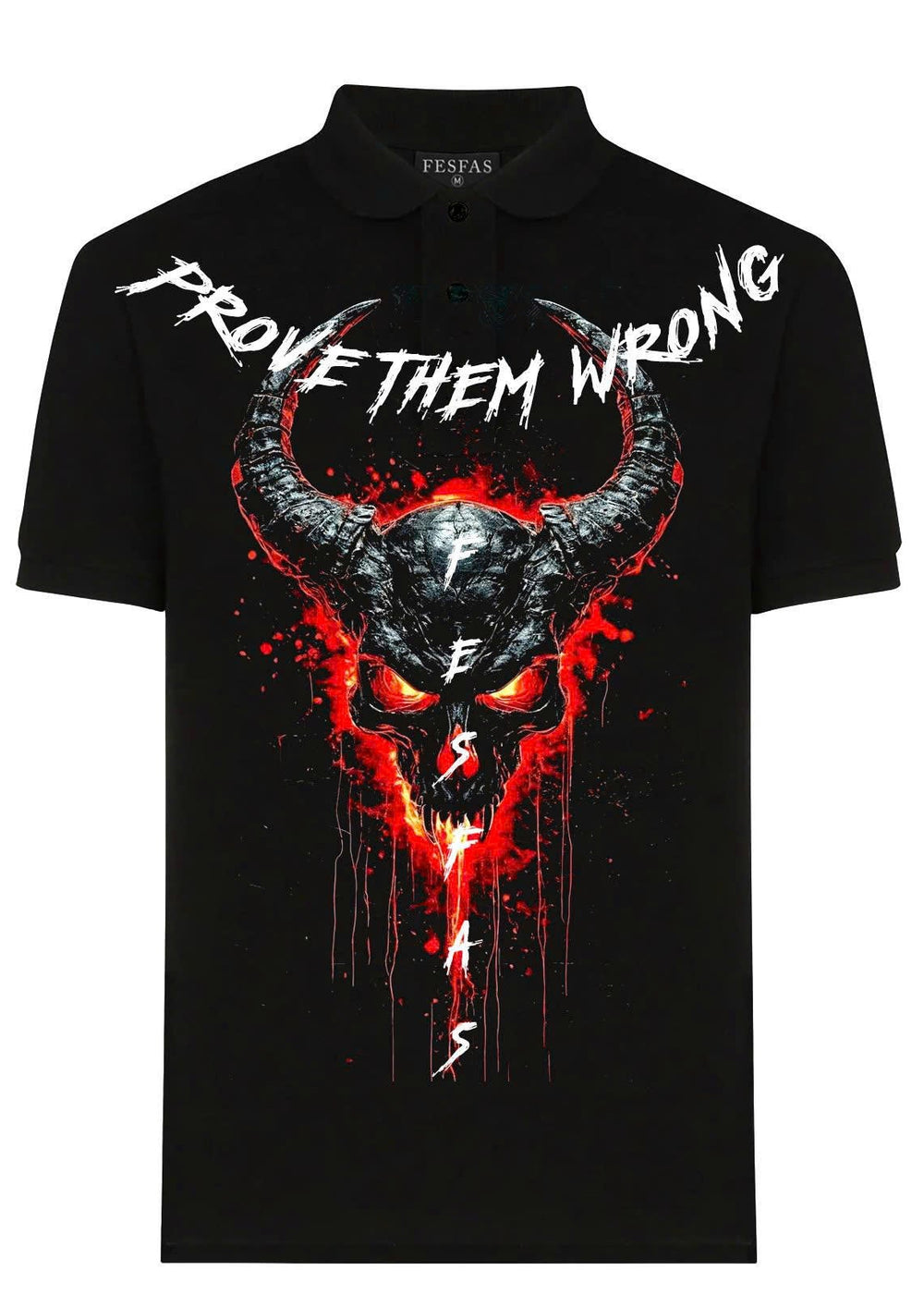 FesFas skull-print Polo Shirt