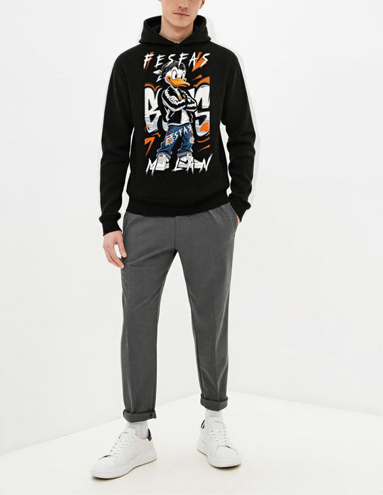 FesFas cartoon-print Hoodie | Black | Men
