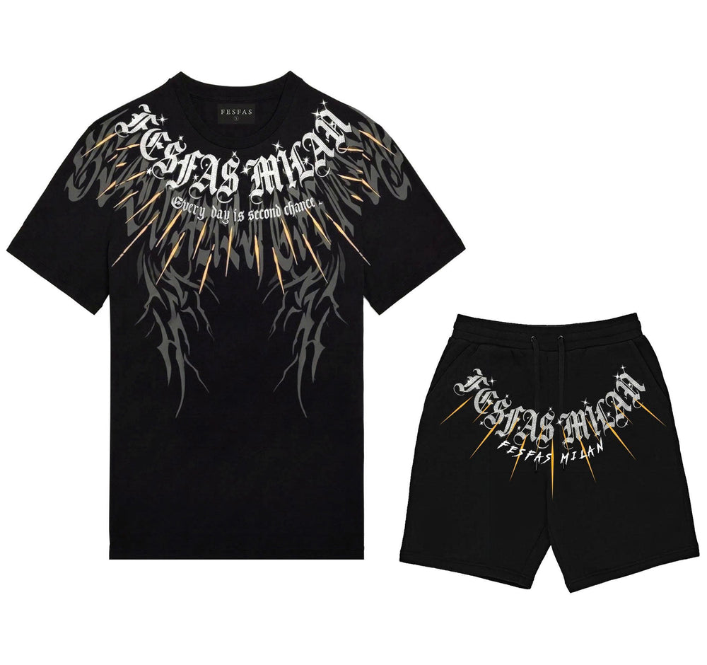 FesFas graphic-print T-shirt Set