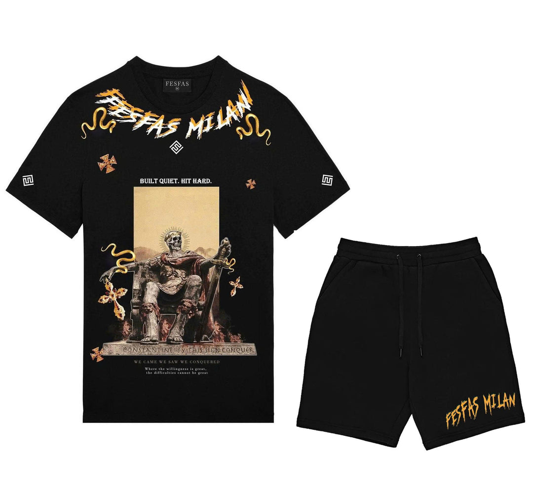 FesFas graphic-print T-shirt Set