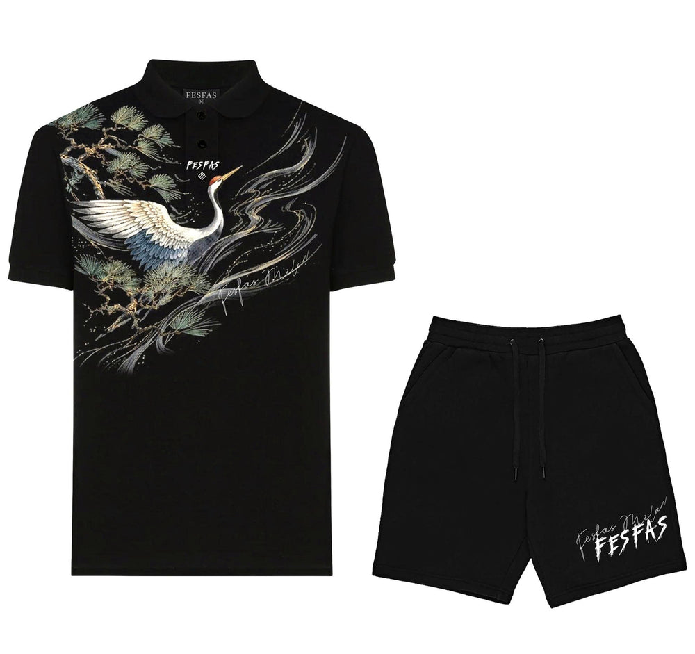 FesFas fairy land-print Polo Shirt