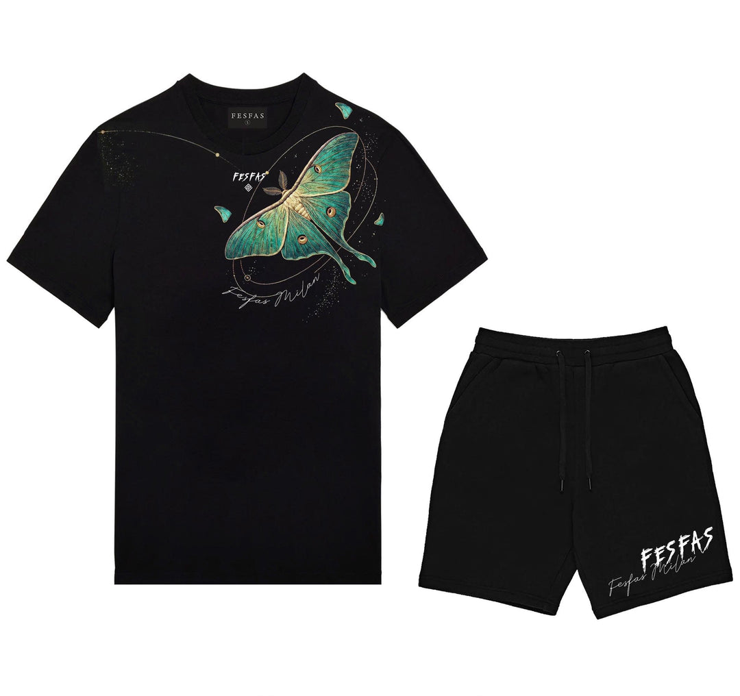 FesFas luna butterfly-print T-shirt Set