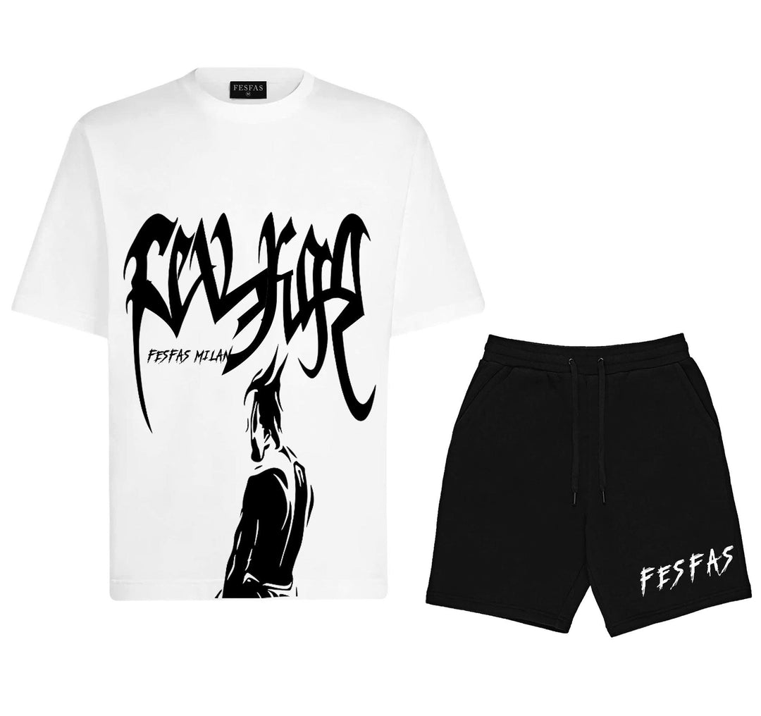 FesFas night assassin-print T-shirt Set
