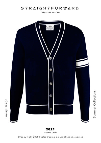 FESFAS Cardigan FE2022 ( Navy blue )