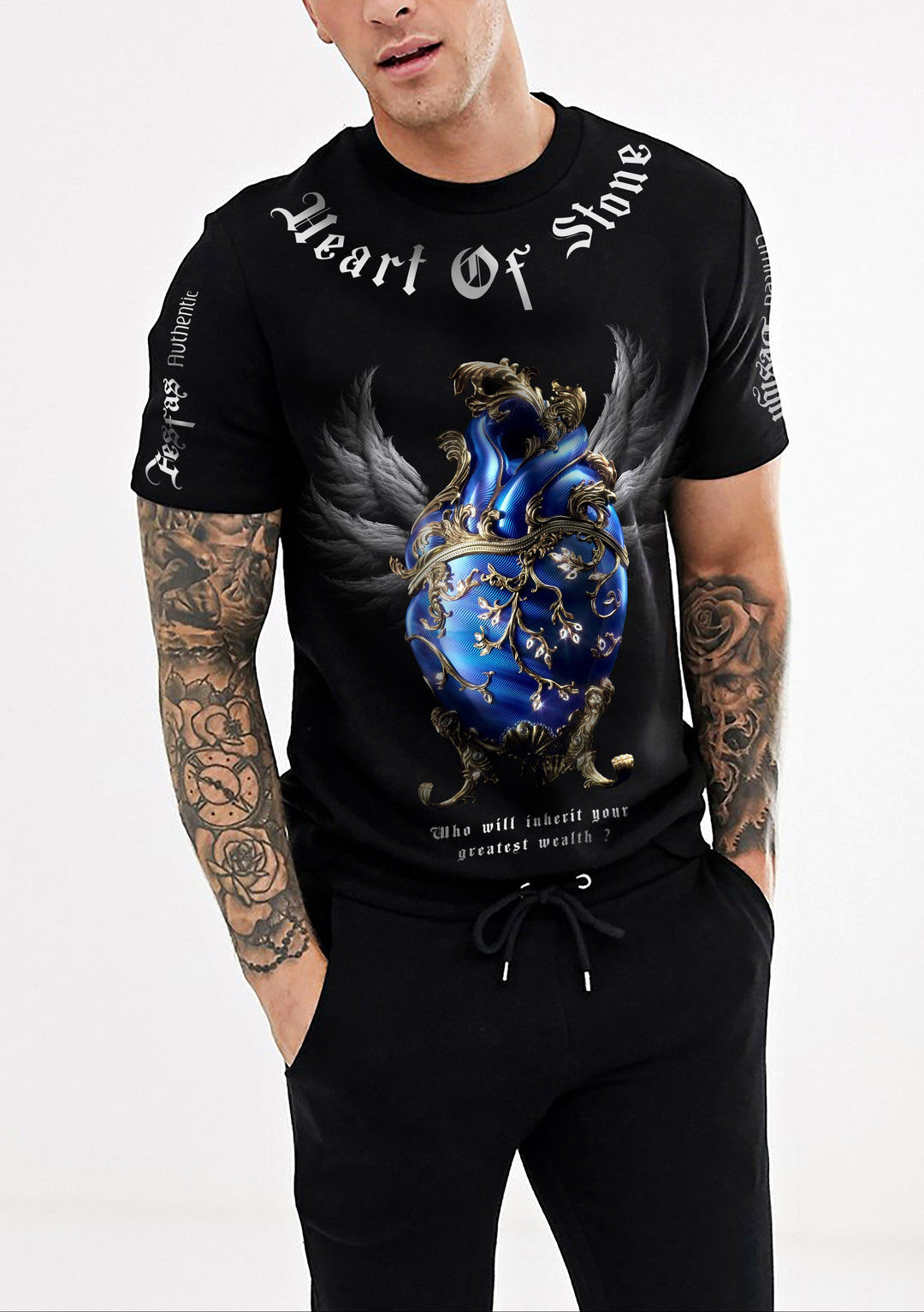 FesFas graphic-print T-shirt | Black | Men