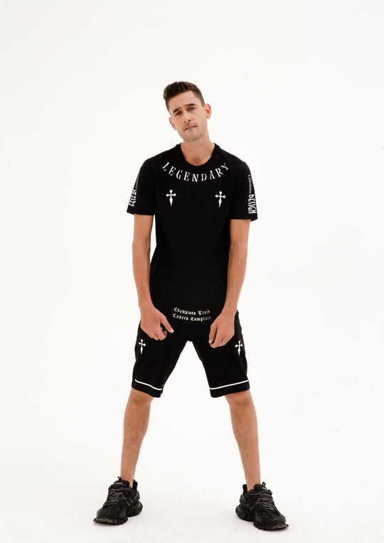 FesFas graphic-print T-shirt | Black | Men