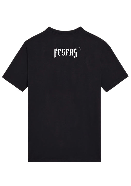 FesFas graphic-print T-shirt | Black | Men
