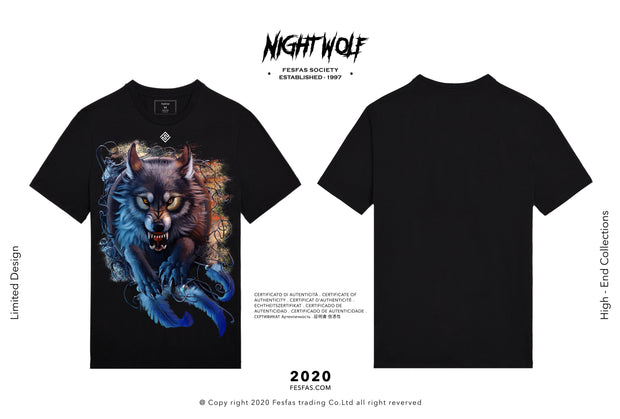 T-shirt FesFas - Night Wolf