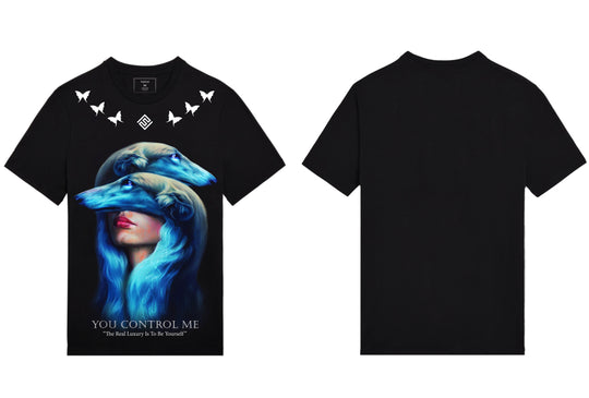 FesFas borzoi-print T-shirt | Black | Men