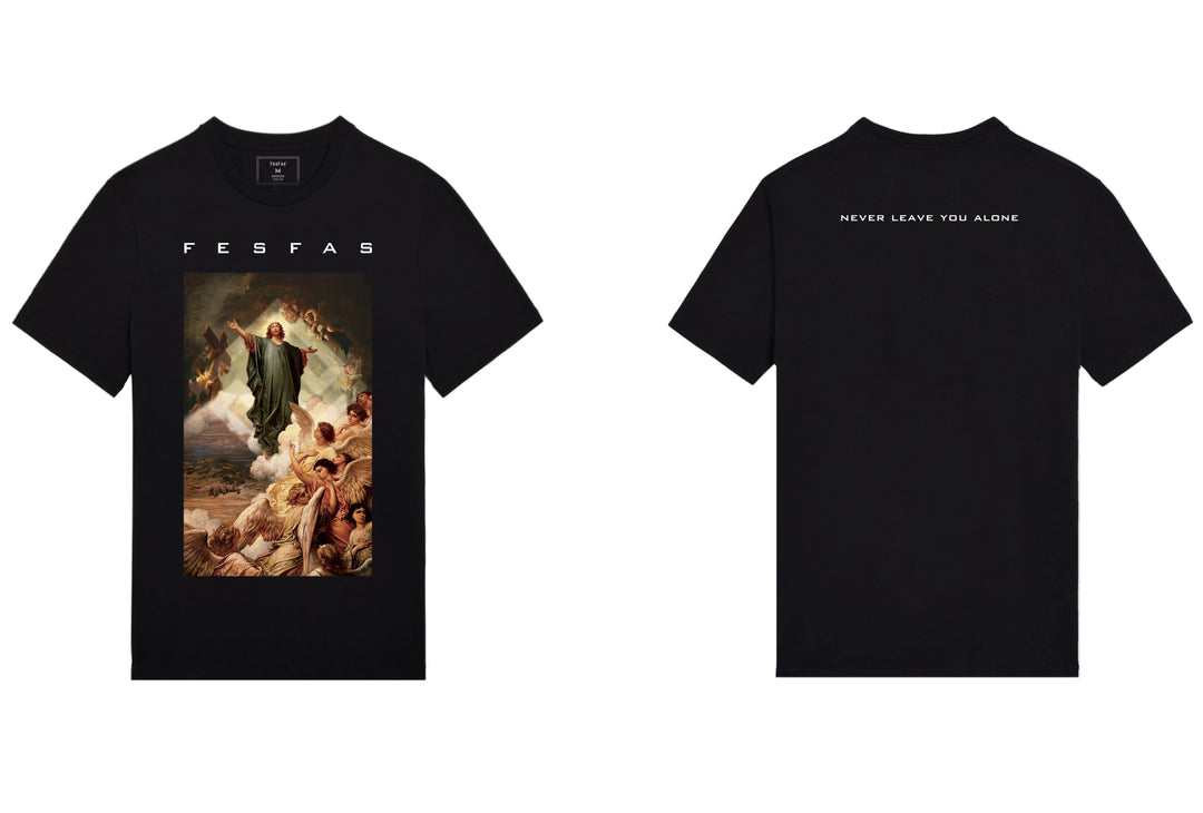 FesFas God-print T-shirt | Black | Men