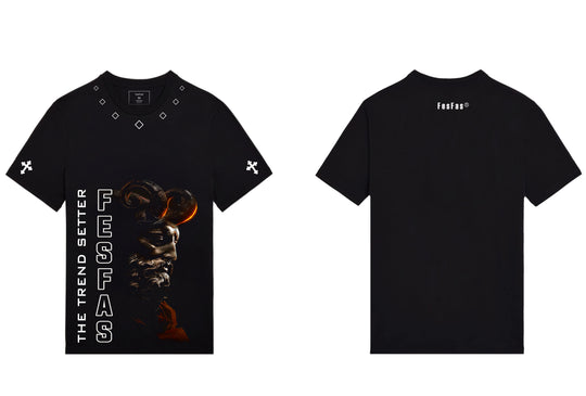 FesFas graphic-print T-shirt | Black | Men