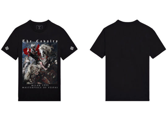 FesFas cavalry-print T-shirt | Black | Men