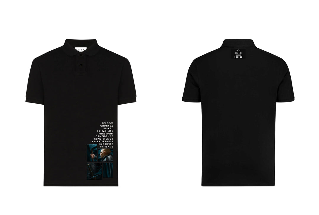 FesFas Pioneers-print Polo Shirt | Men | Black