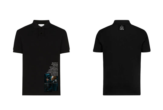 FesFas Pioneers-print Polo Shirt | Men | Black
