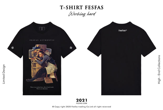 T-shirt FesFas - Working hard