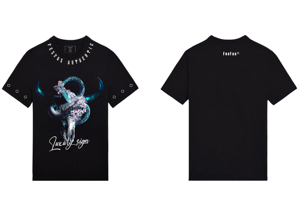 FesFas skull-print T-shirt | Black | Men