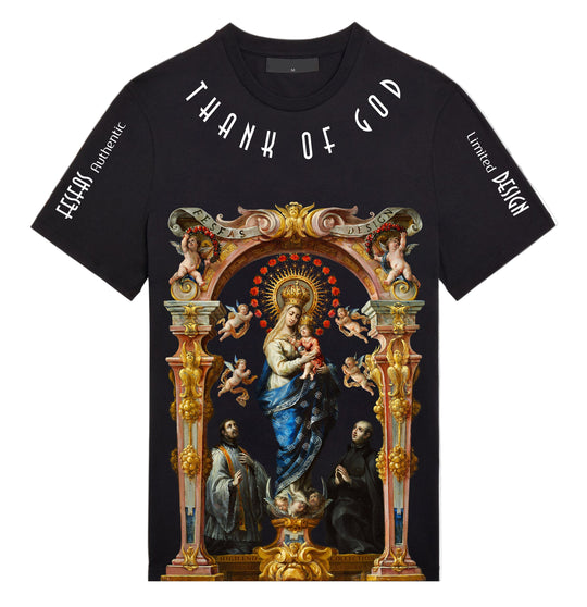 FesFas Maria-print T-shirt | Black | Men