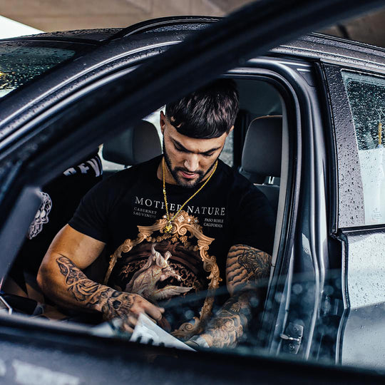 FesFas mother nature-print T-shirt | Black | Men