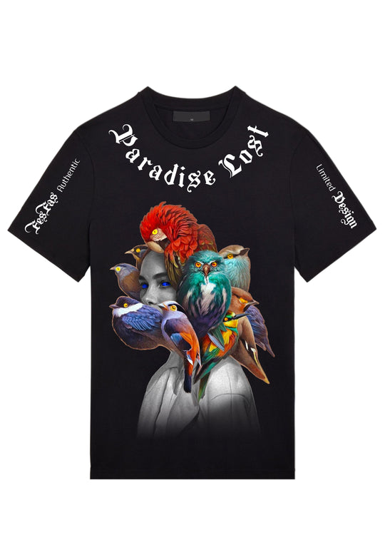 FesFas parrots-print T-shirt | Black | Men