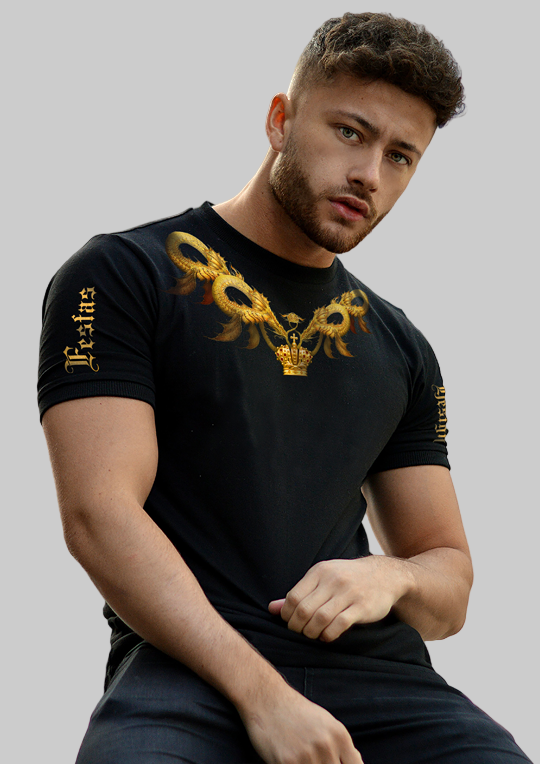 FesFas dragon-print T-shirt | Black | Men