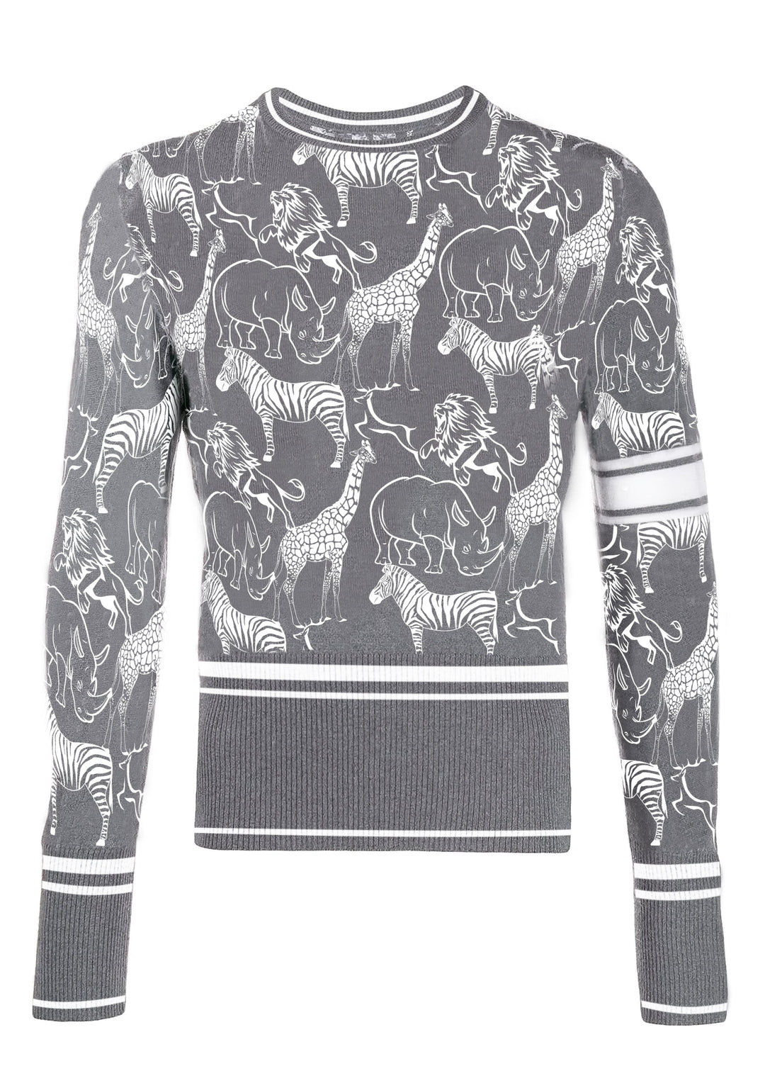 FesFas animals knitted jumper | Grey | Men