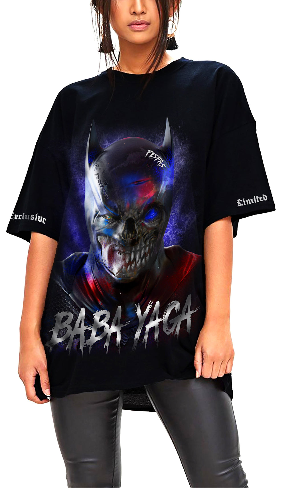 FesFas batman-print T-shirt | Black | Men