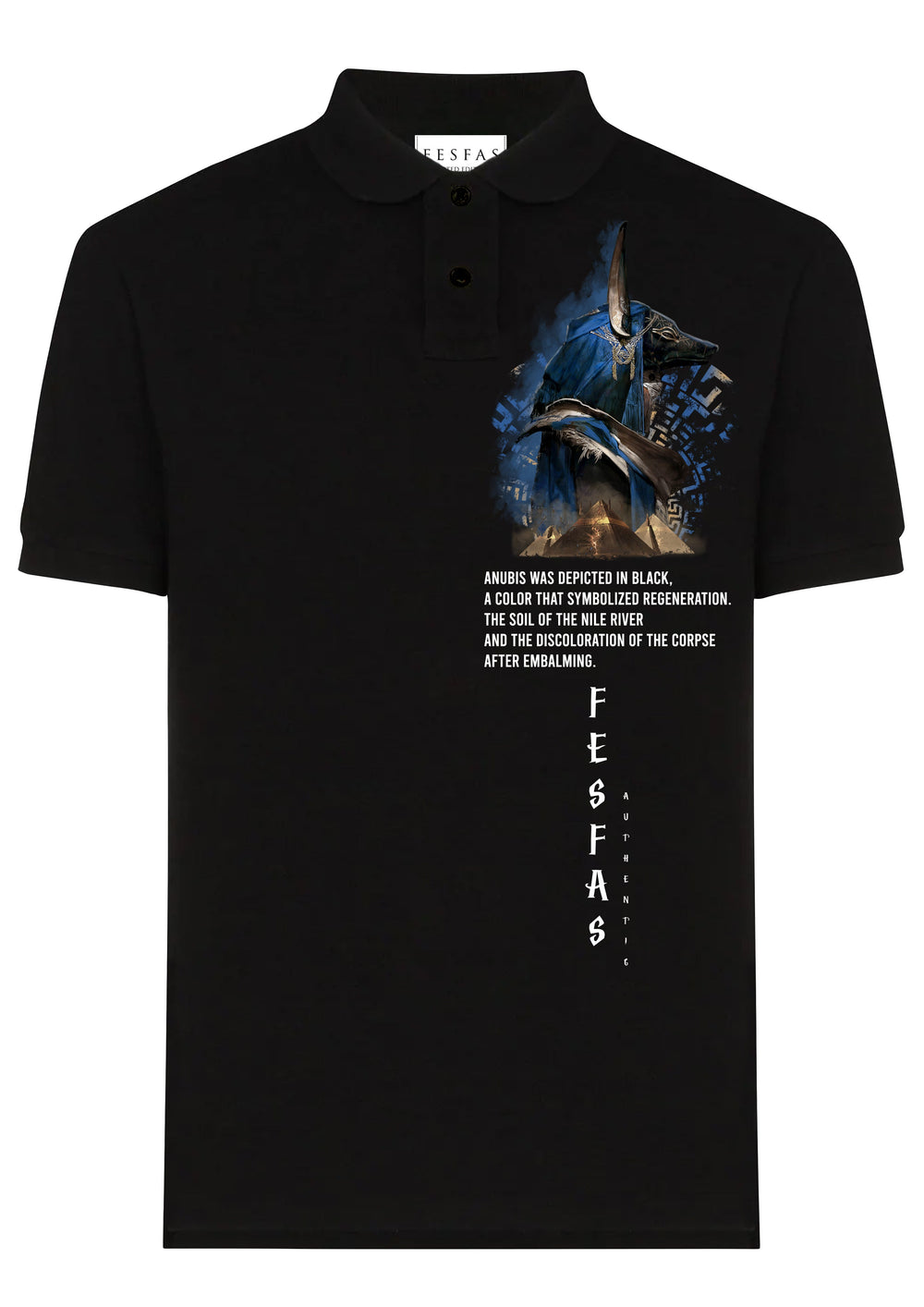 FesFas Guide Of Souls-print Polo Shirt