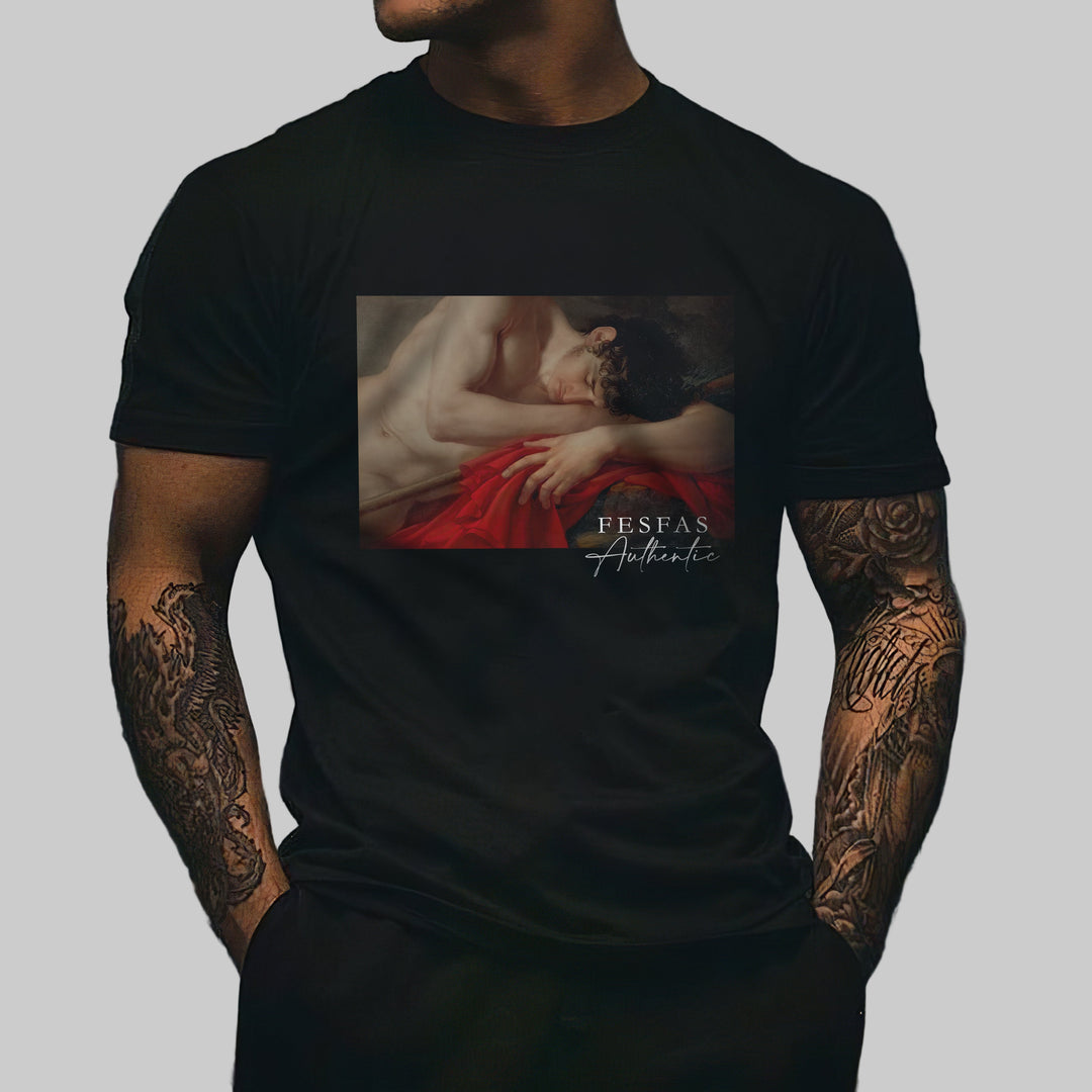 FesFas beauty-print T-shirt | Black | Men