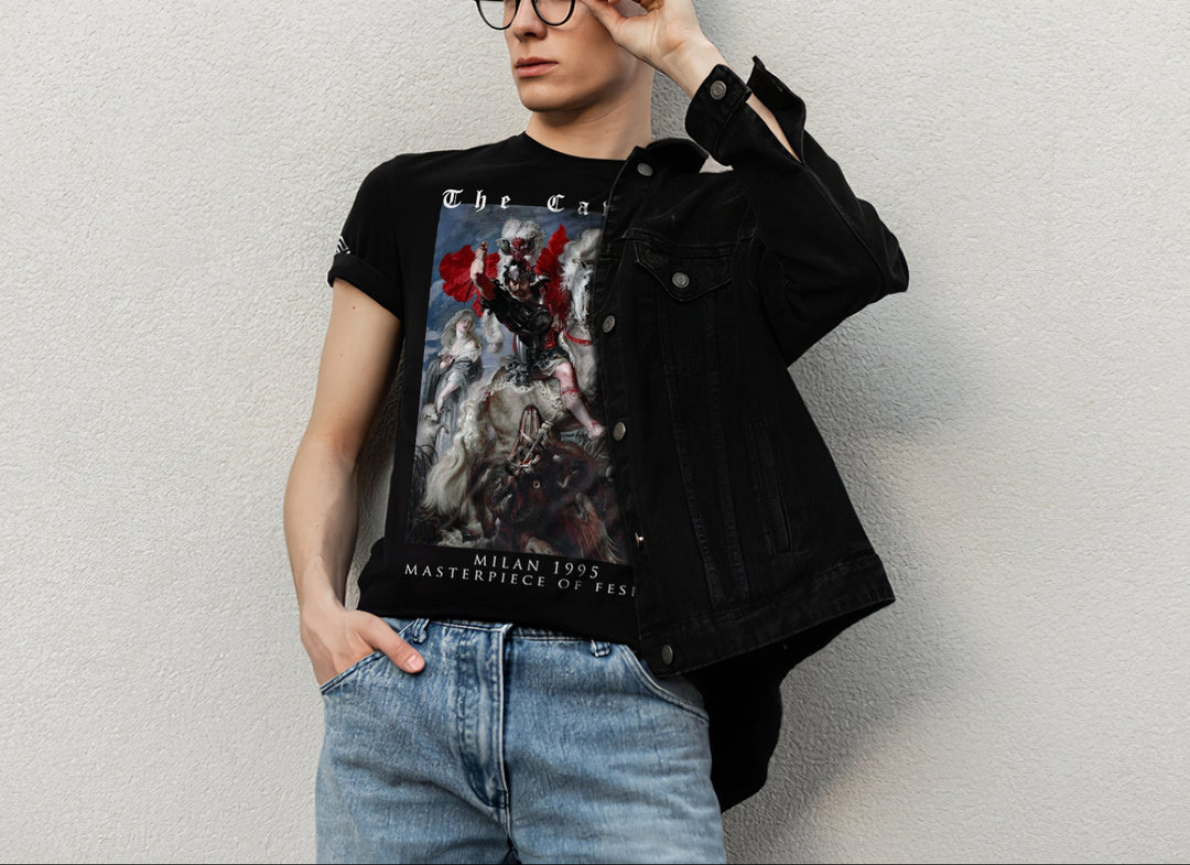 FesFas cavalry-print T-shirt | Black | Men